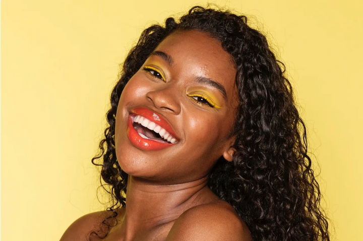 women with healthy hair because she avoids formaldehyde donors in hair care