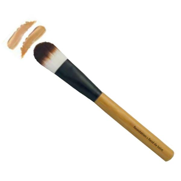 Sustainable Beauty Products; bamboo makeup brushes, vegan makeup brushes; natural makeup brush; foundation brush