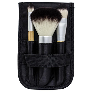 The beautiful bamboo brush kit, Vegan Makeup Brush Set; bamboo makeup brushes, natural makeup brush