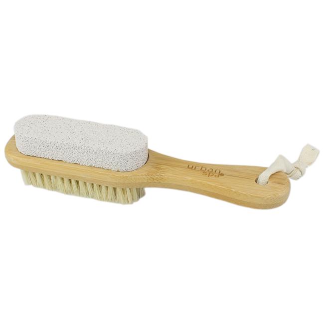 The heel-to-toe foot brush